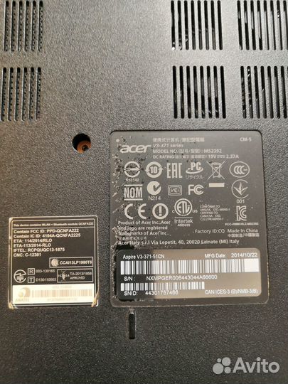 Ноутбук Aser Aspire v3-371-51CN