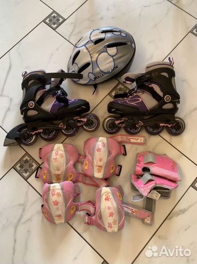 Детские ролики и защита