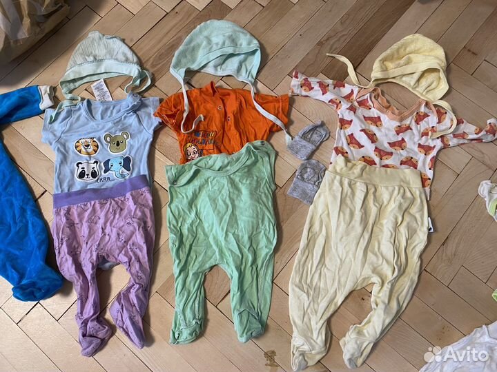 Детские вещи жен. пакетом от 0 с курткой и обувью