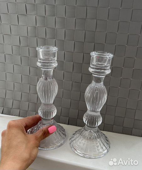 Хрустальные подсвечники