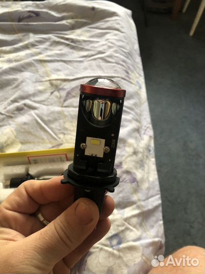 Лед лампы h4 с линзой