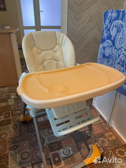 Стульчик для кормления chicco polly 2 в 1