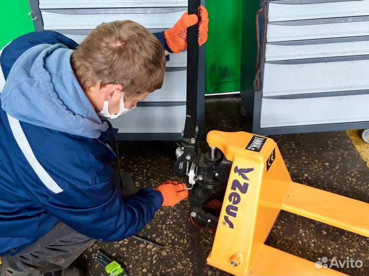 Ремонт гидравлической тележки рохли