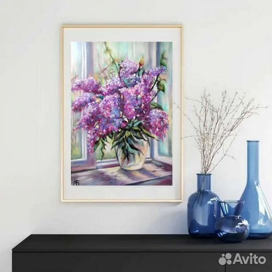 Картина с сиренью 