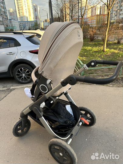 Коляска stokke trailz 3 в 1 и переноска в подарок