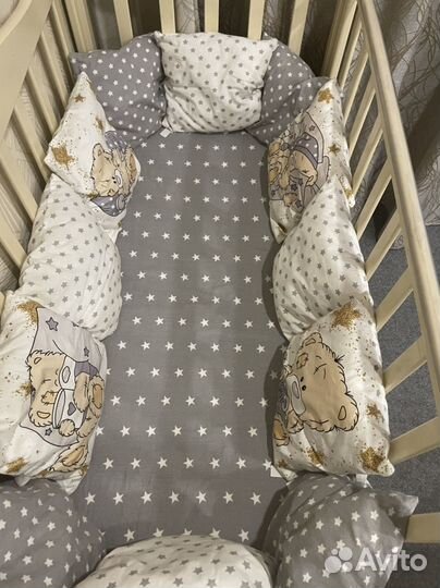 Бортики в детскую кроватку