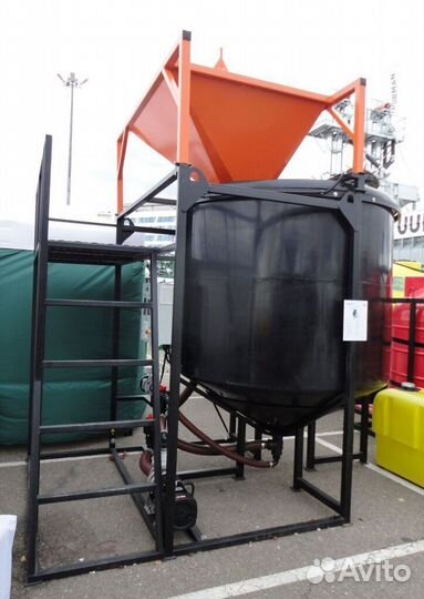 Растворный узел для приготовления жку