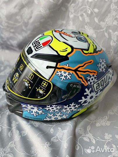 Новогодний Шлем agv pista gp winter test 2016