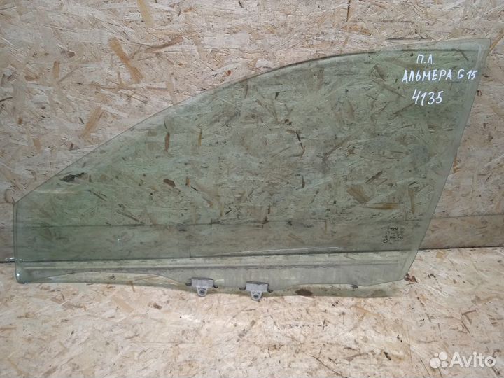 Стекло двери передней левой Nissan Almera