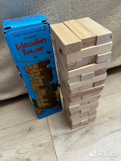 Настольная игра башня дженга падающая башня