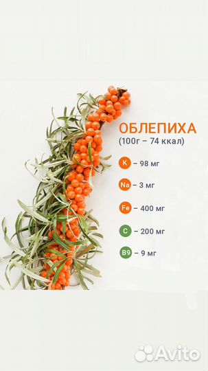 Облепиха ягоды