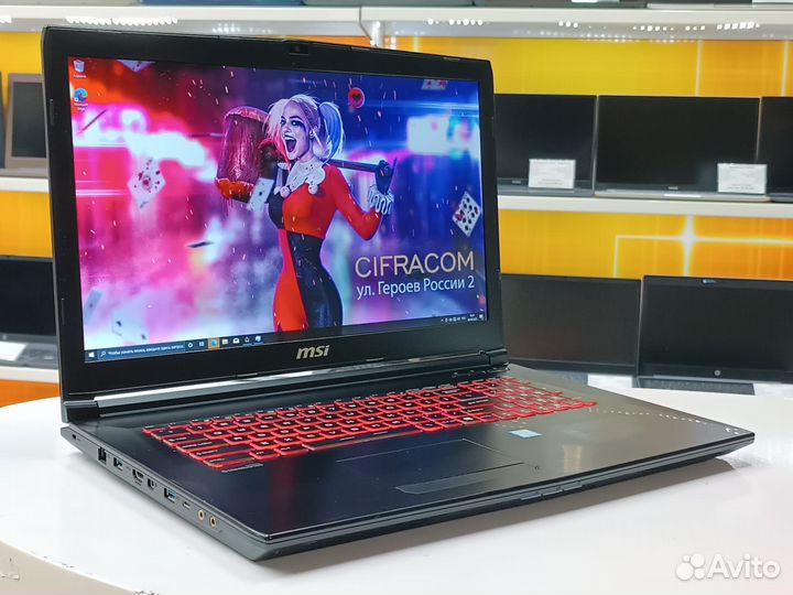 Игровой MSI 17.3''IPS Core i7 16Gb GTX1060 SSD