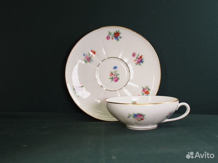 Чайные пары. 6 шт. Лимож. Франция