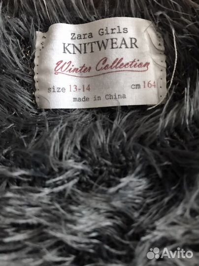 Zara свитер для девочки б/у