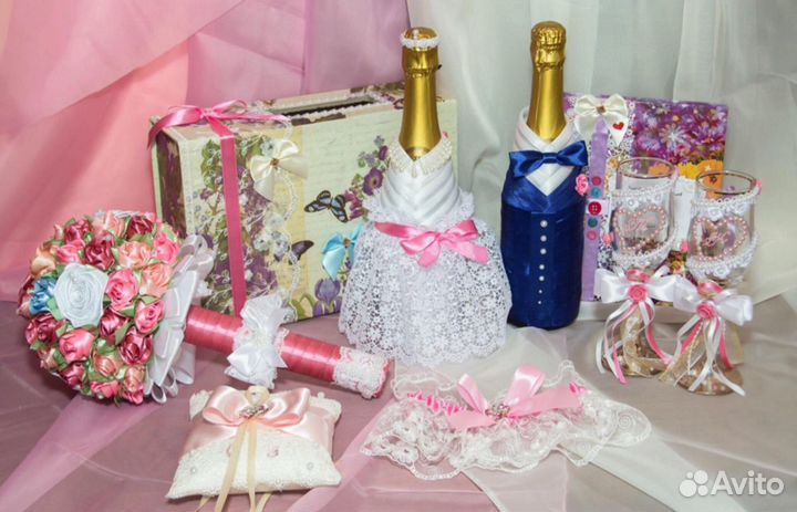 Свадебная атрибутика, украшение для машины