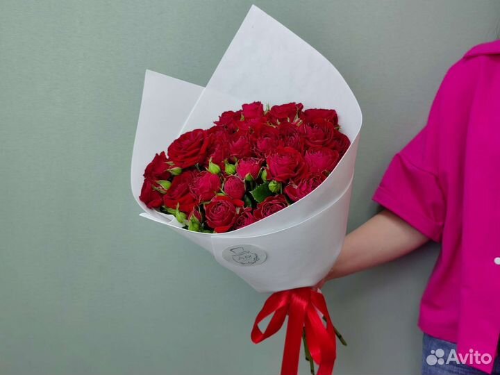 Кустовые розы. Цветы с доставкой