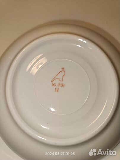 Чайный сервиз СССР 1989 г. Дулево