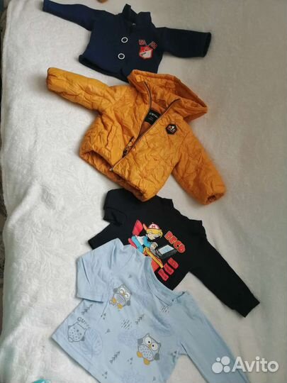 Детские вещи и обувь для мальчика 9-12 месяцев