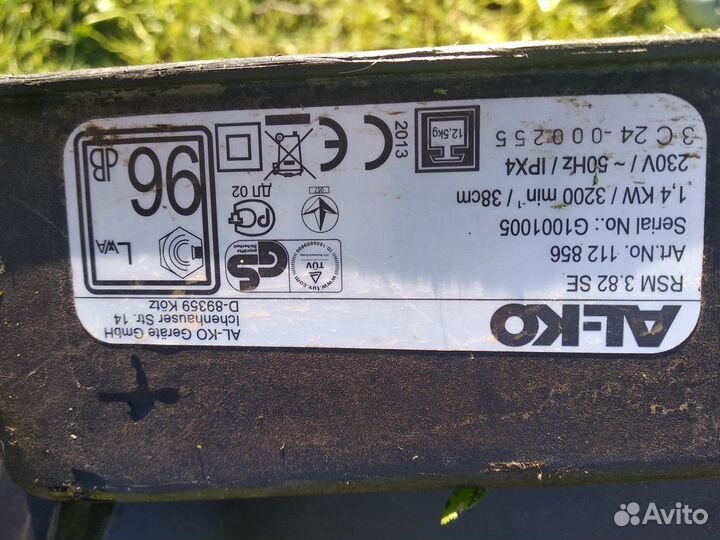 Газонокосилка AL-KO Classic 3.82 SE