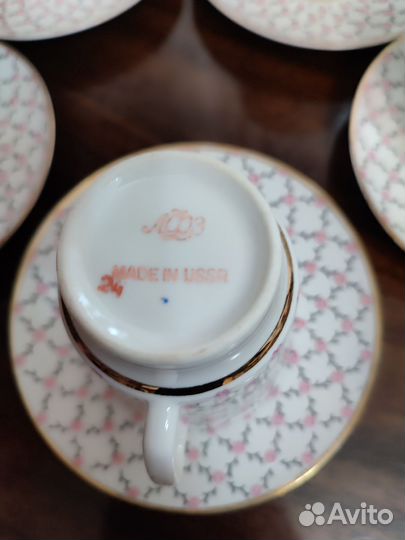 Кофейная пара костяной фарфор лфз