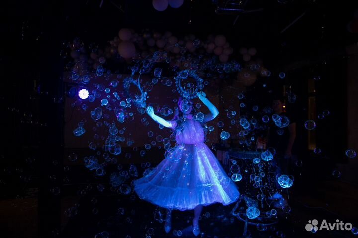 Шоу мыльных пузырей