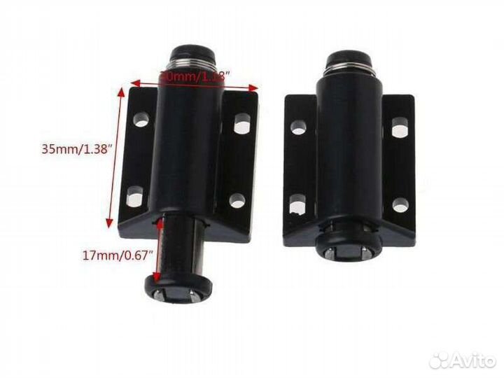 Магнитные фиксаторы для стек. дверей у мебели