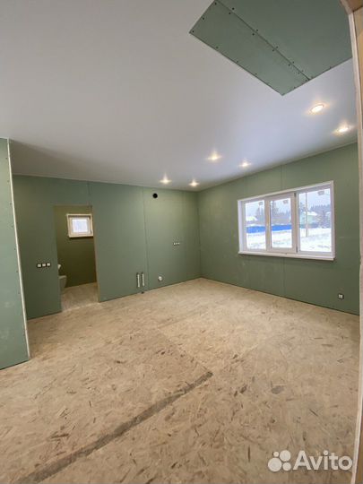 Каркасный дом 72м