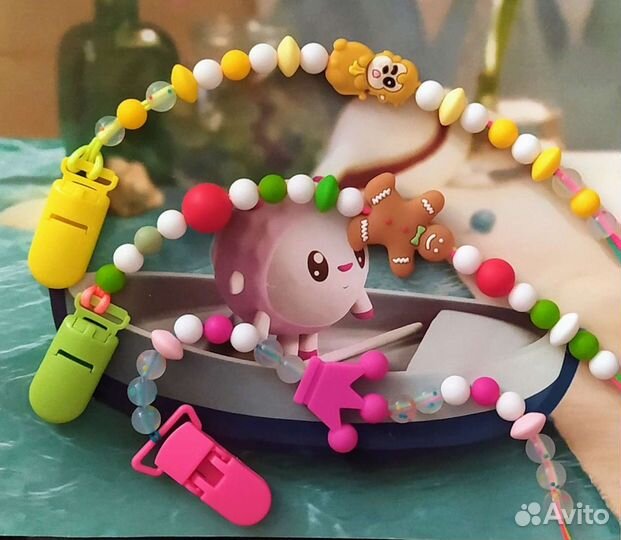 Силиконовые держатели для пустышки