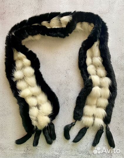 Норковый шарф