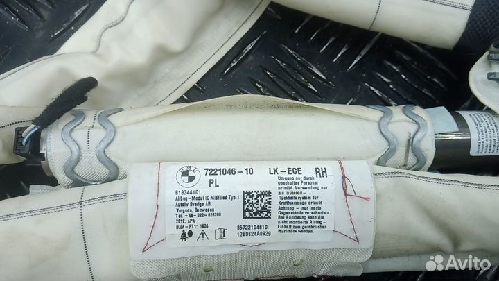 Подушка безопасности боковая (шторка) BMW 3-Series/M3