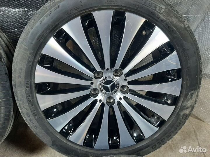 Диски Mercedes W213 R18 с резиной