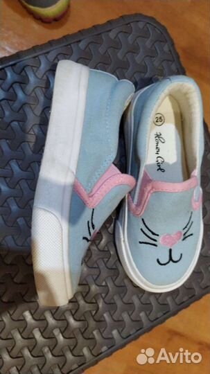 Слипоны для девочки 25 размер
