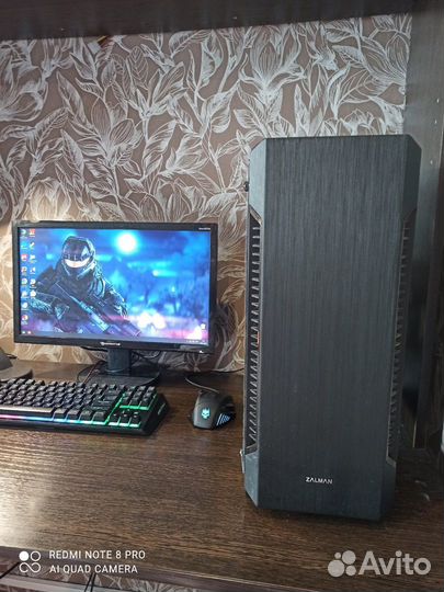 Современный Компьютер 12100, 16 gb, ssd 512