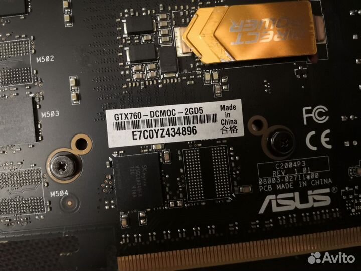 Видеокарта GTX 760 2gb gddr5 256bit