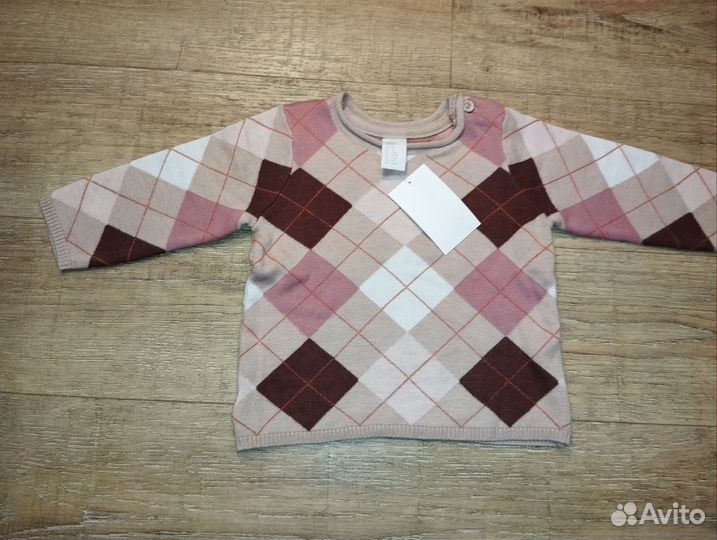 Вязанный костюм Н&М для девочки 68