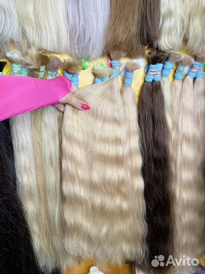 Волосы для наращивания 70 см славянка