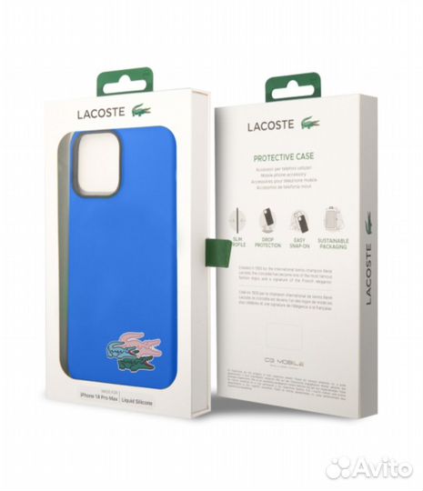 Чехол Lacoste для iPhone 14 plus