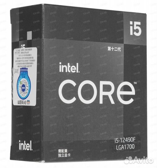 Intel core I5 12490f