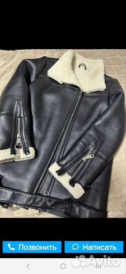 Дубленка женская 48 50 бу