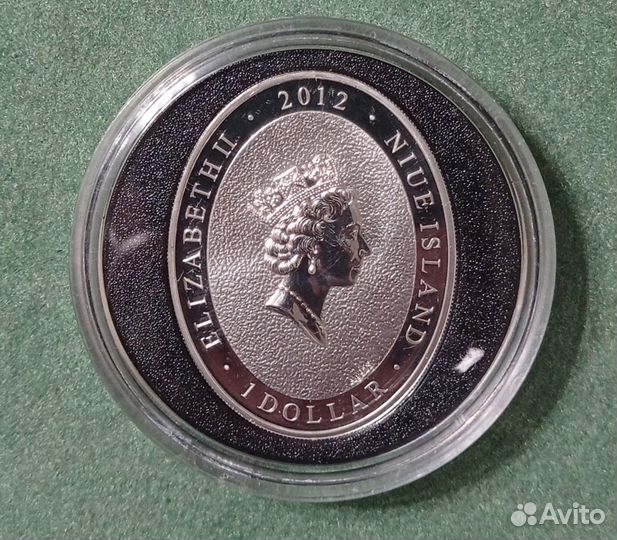 Монеты Ниуэ Год дракона Серебро