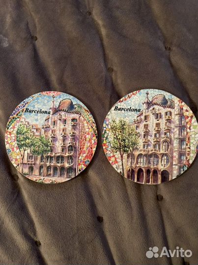 Сувенир подставка под горячее (Barcelona)