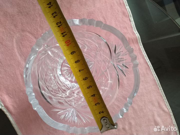 Ваза хрустальная