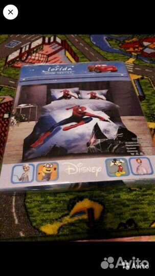 Кпб холодное сердце, София, тачки, человек паук