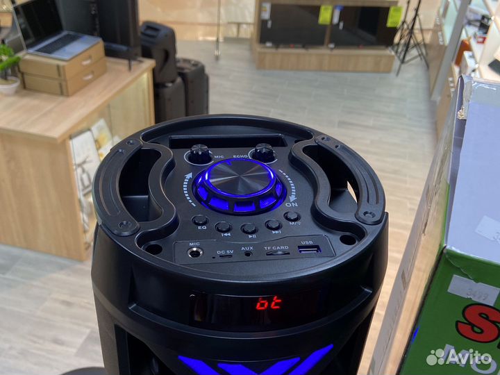 Беспроводная колонка с микрофоном (новая)