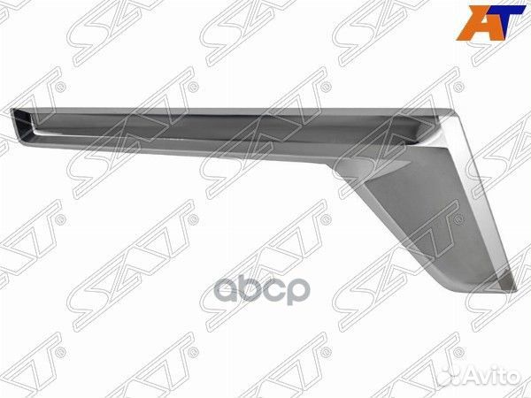 Молдинг решетки toyota land cruiser 200 15-21 R