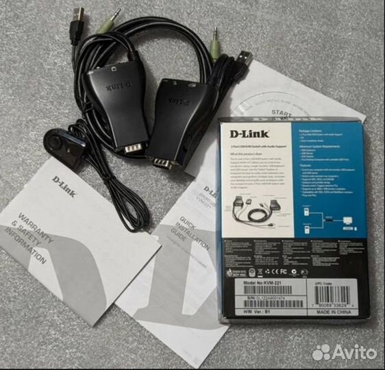 D-Link KVM-221, KVM-переключатель двухпортовый
