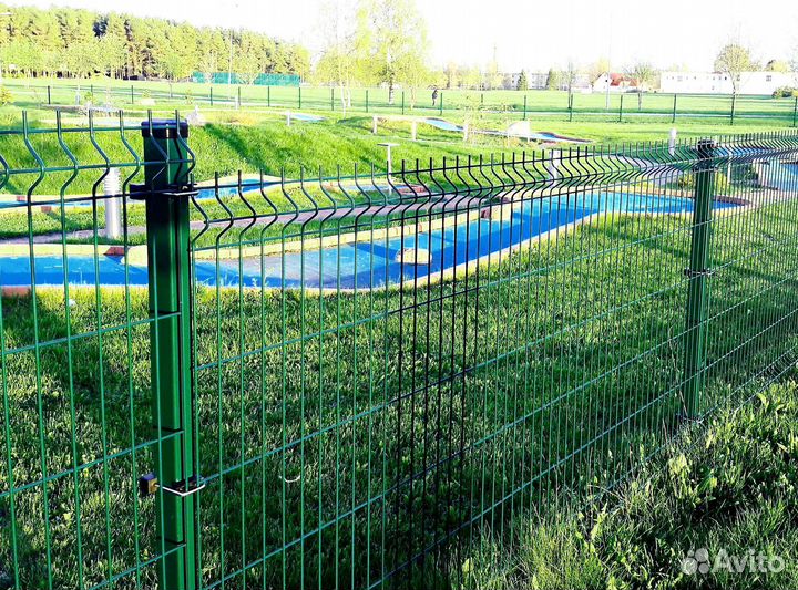 Забор из 3D сетки под ключ + Установка + Доставка