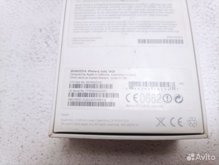 iPhone 6, 16 ГБ