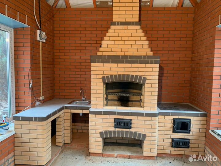 Мангальная зона для барбекю