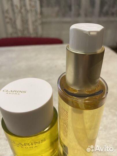 Clarins очищающие масло 150ml,для тела 100ml